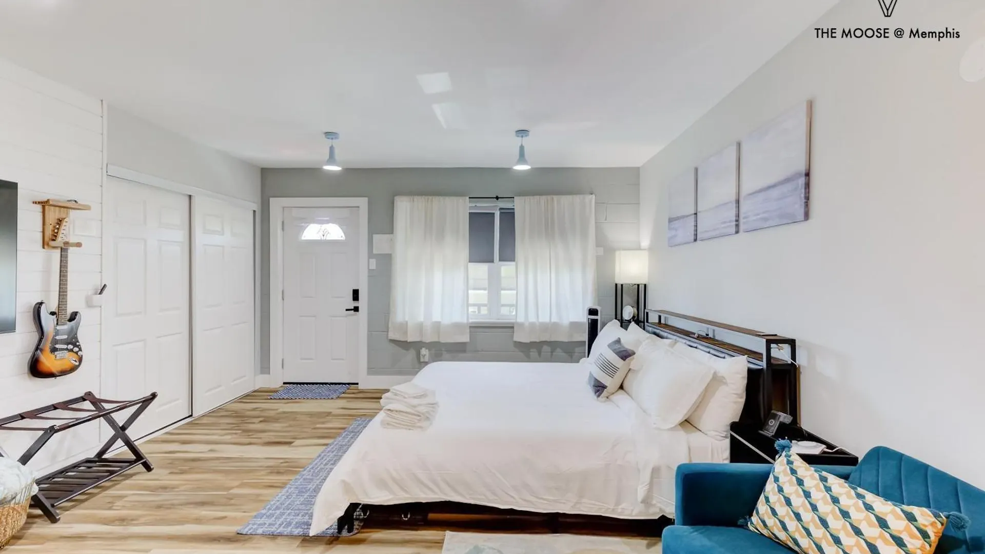 公寓 孟菲斯The Moose #11 - Luxe Modern Loft With King Bed, Free Parking & Wi-Fi公寓