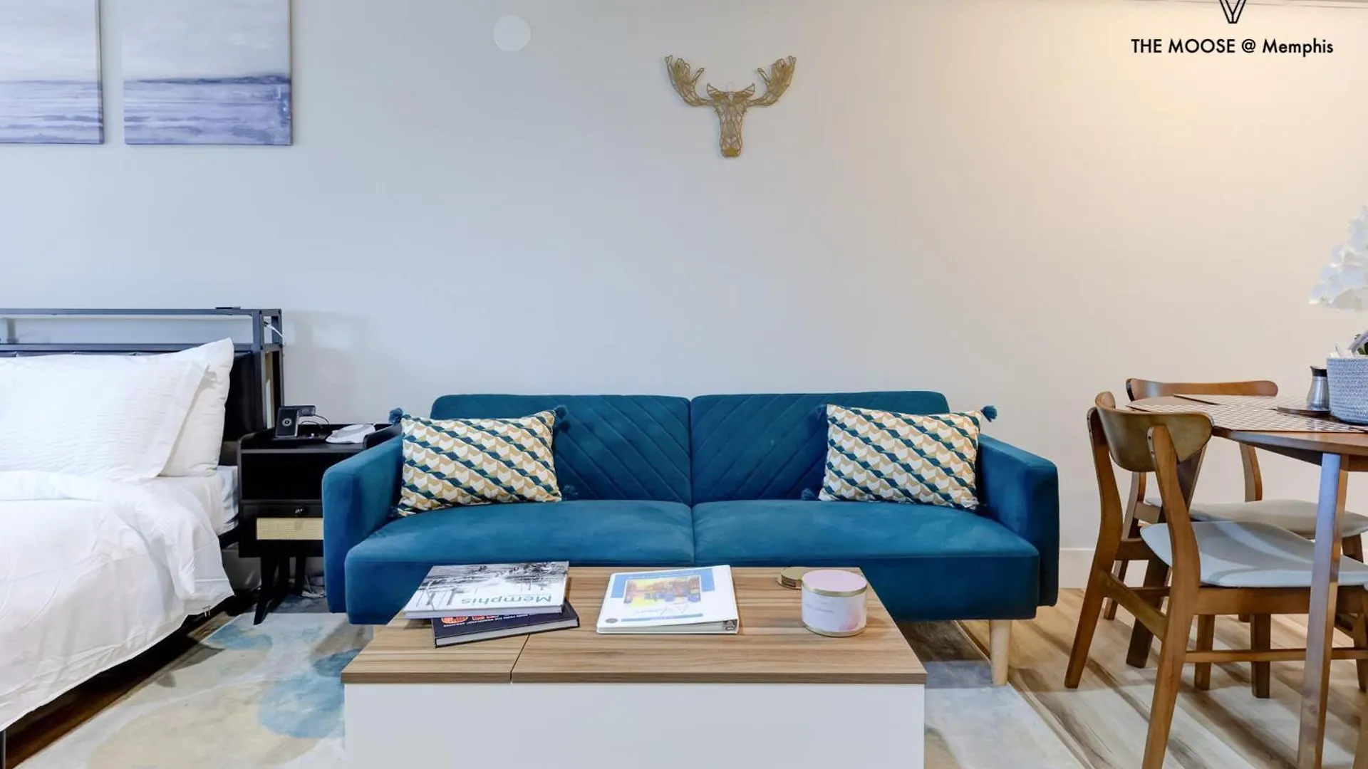 Apartament The Moose #11 - Luxe Modern Loft With King Bed, Free Parking & Wi-Fi Memphis Stany Zjednoczone Ameryki